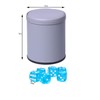Dice Cup Set PU Leather and Felt-Lined, Quiet Shaking for