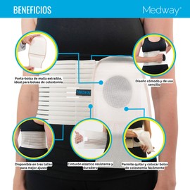MEDWAY | Faja Para Colostomia Ilestomía Urostomia Estoma Talla CH