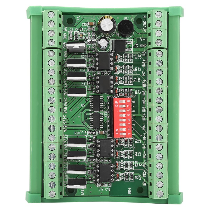 8-Channel NPN/PNP to NPN 5V/24V SquareWave Signal Conversion Module Level