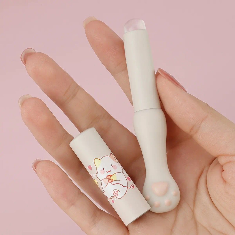 Pincel Labial De Silicona Con Forma De Pata De Gato,