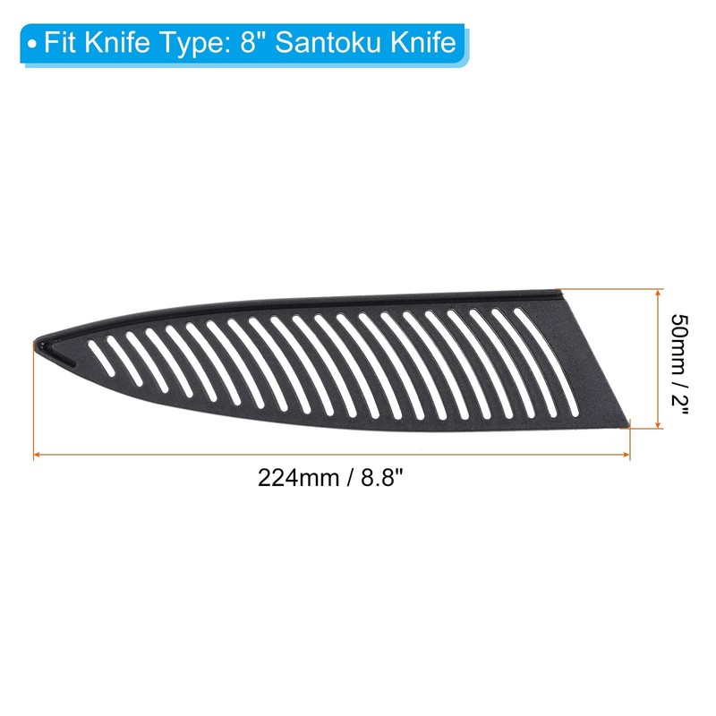 PATIKIL PP Safety Knife Cover Sleeves for 8" Chef Knife,