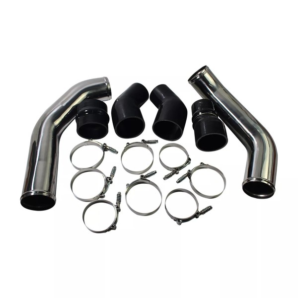 RDDY START 3.5" Stainless Steel Polish Intercooler Pipe Boot Kit