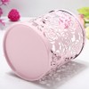 CTKcom 2 Pack Hollow Rose Flower Pattern Metal Pen Pencil