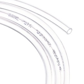 sourcing map Pneumatic Tubing - Polyurethane Air Compressor Hose Pipe, Apply to Air Line Transfer (4mm OD 2.5mm ID, 6Ft, Clear)