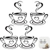COYUN 2 x Wall Stickers, Coffee Wall Stickers, Coffee Cup,