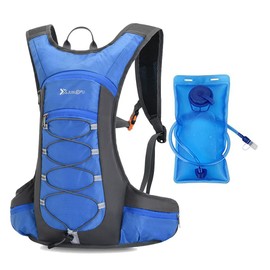 Croogo Breathable Biking Backpack Lightweight for Outdoor Sports Travelling Mountaineering Bag Hydration Pack,Royal Blue-OT05