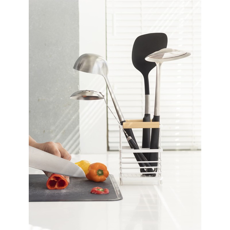 Wahei Freiz RG-0454 Tool Stand, Ladle, Turner, Chopsticks, Prevents Falling,
