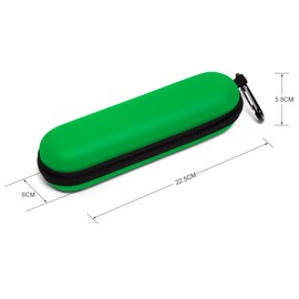 Nincha EVA Electric Toothbrush Case - Durable Hard Shell Travel Case with Mesh Pocket - Fits Most Powered Toothbrush Products (Green)