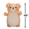 Squishmallows Original HugMees 10-Inch Stevon the Tan Labrador Retriever