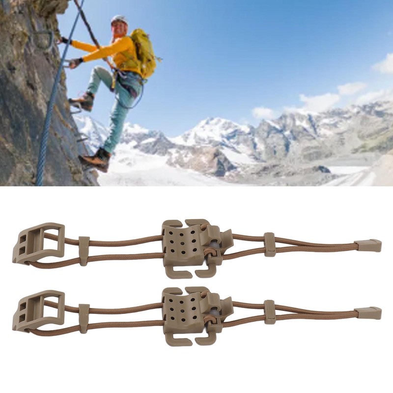 2Pcs Backpack Binding Clip MOLLE Gear Organizer Fastener Elastic Binding