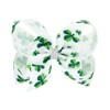 Koolgil Girl's St. Patrick's Day Bowknot Hair Clip Four Leaf