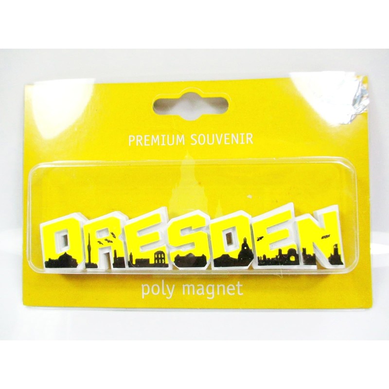 Dresden Magnet Letters Poly Souvenir Germany Saxony Football (133)