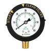 Watflow 2" Start and Clean Filter Pressure Gauge, Water Pressure