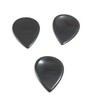 John Pearse Guitar Picks Sarod 3-Pack - Ebony - Black