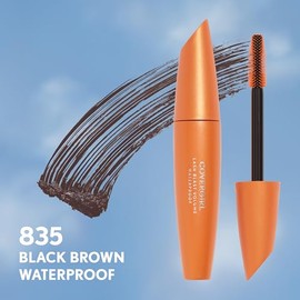 COVERGIRL LashBlast Waterproof Mascara, 1 Tube (0.44 oz), Black Brown Color, Waterproof Mascara, Hypoallergenic, Smudge-Proof (PACKAGING MAY VARY)