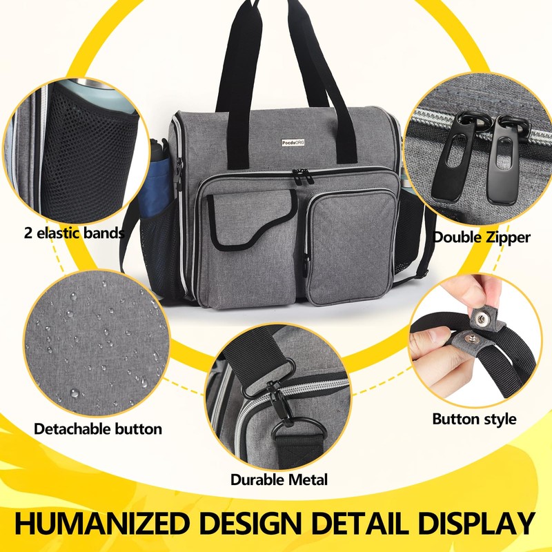 POCDUORG Portable A4 Light Pad Storage Bag for Diamond Painting