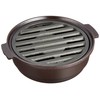 Endoshoji QGL13 Commercial Griddle Pot, Aluminum, Made in Japan