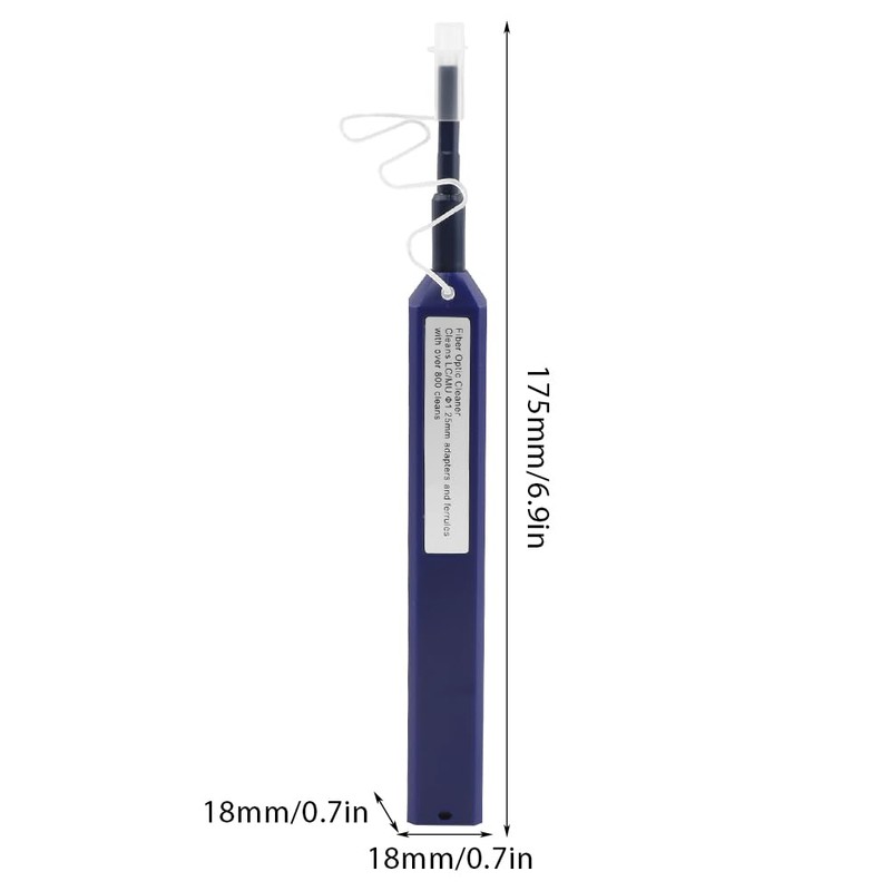 BWWNBY 2pcs Fiber Optic Cleaner Pen, Fiber Optic Connector Cleaning