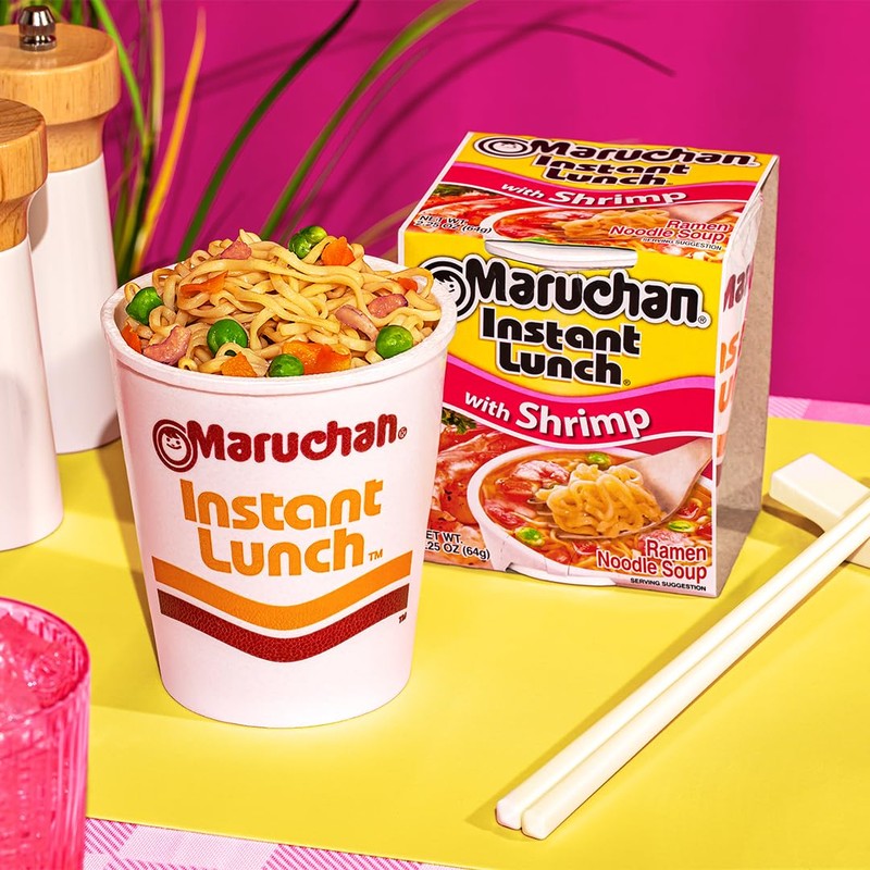 Maruchan Ramen Shrimp Flavor, 2.25 oz, 12 ct