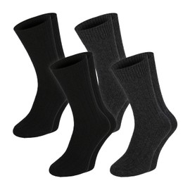 CHiLI Lifestyle Socks 4 Pairs of Alpaca Socks. Unisex Warm Alpaca Socks Men 43-46 Alpaca Socks Women 39-42 Thick Alpaca Socks Winter Socks Socks Alpaca Wool Women Men, multicoloured