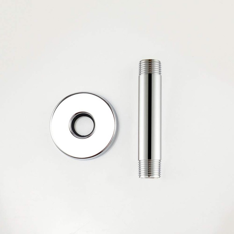Purelux Ceiling Mount Shower Arm 4 Inches Made of Stainless