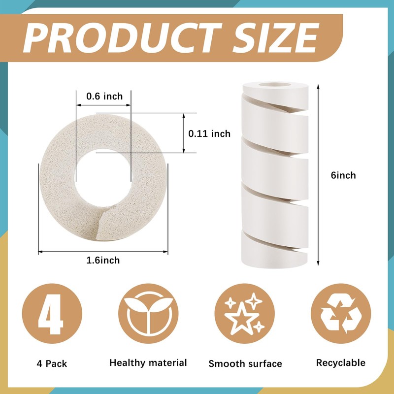 ReliThick 4 Pcs Bed Frame Toe Protectors 6" Bed Frame