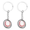 2 Pieces Rotating Baseball Keychains Gift Keychains Baseball Lovers Keychains
