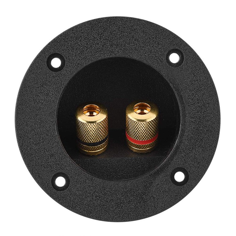 Speaker Terminal Box, 48MM 2 Copper Binding Post Terminal Cable