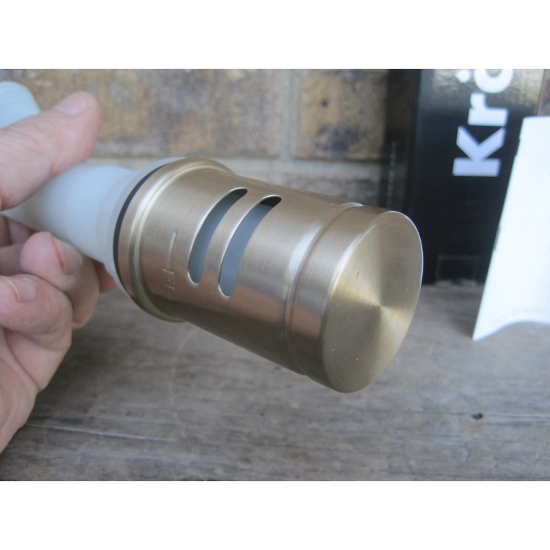 Kraus KAG-1MB Brushed Gold Brass & Plastic Air Gap Dim