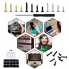Small Self-Drillin, 2400 Small Wood Screws, Phillips Screws, Flat Head