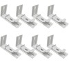 Rhixidenc 8 PCS Vertical Blind L Bracket, Vertical Blind Bracket