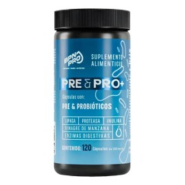 Probioticos y Prebioticos con Enzimas Digestivas 4 en 1 Pre&Pro BPN PRO 2 Meses de consumo