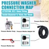 Tool Daily Pressure Washer Adapter Set, Quick Connect Kit, M22