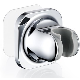 V-Frankness Strong Adhesive Wall Mount Shower Head Holder, Adjustable Shower Wand Holder for RV and Bathroom Shower, Two Installation, Drilling or Adhesive