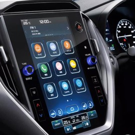 sumaikeji for Subaru Ascent/Crosstrek/Impreza/Legacy/Outback/WRX (2020-2024) Screen Knob Cover, Automotive Decoration (Blue)