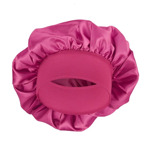 MELTU 1 Pack Hair Bonnet for Sleeping, Satin Bonnet with