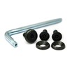 License Plate Bolt Pintorx Sarah Stainless Steel (Black) 3 Piece