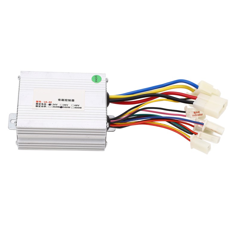 24V 500W Electric Bike Controller Thumb Throttle Set Brushed Controller