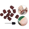 2 Types 10 Pieces Nail Dedicated Head Manicure Polishing Head