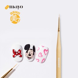 Mayo Yogo Mayo Fiona Short Liner Nail Brush / 요고 마요 피오나 숏 라이너 네일 브러쉬