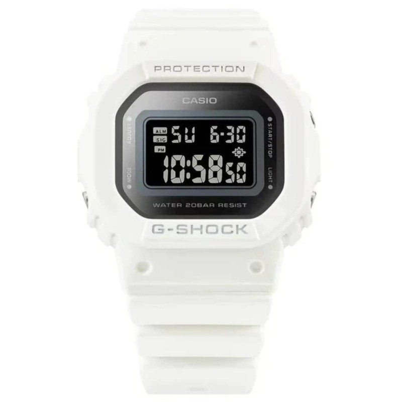 Casio Watch GMD-S5600-7ER, White, Modern