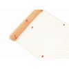 Russian Birdcage Veil Millinery Netting 10" Wide - Orange Dot