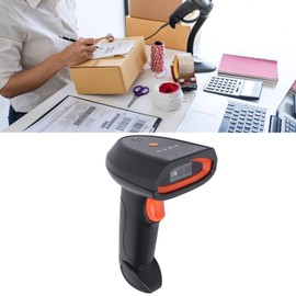 Handheld Scanner, AI Intelligent Voice Fast Reading Barcode Scanner for Supermarket for Warehouse