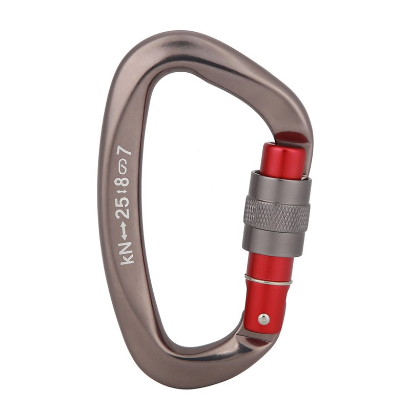 XINDA D Shape Safety Lock Connector Rock Climbing Protector Accessories