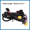 A ABSOPRO Car Headlight Bulb H4 Relay Wiring Harness Socket