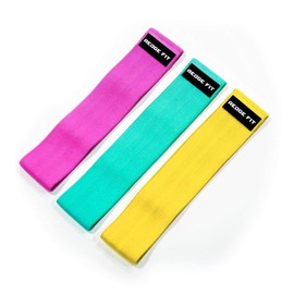 Redge Fit™ Fabric Resistance Bands Set I Butt and Glute Shaper I Booty Bands for Women (New and Improved Edition)
