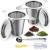 Infusor de Té, Juego de 4 Filtro de Té con