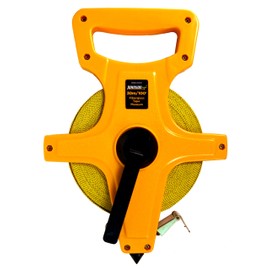 Johnson Level & Tool 1829-0100 Metric/Inch Fiberglass Long Tape, 100', Yellow, 1 Tape