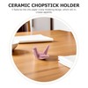 HINTRMENT 6pcs Chopsticks Rack Chopsticks Rest Crane Paper Crane Shaped