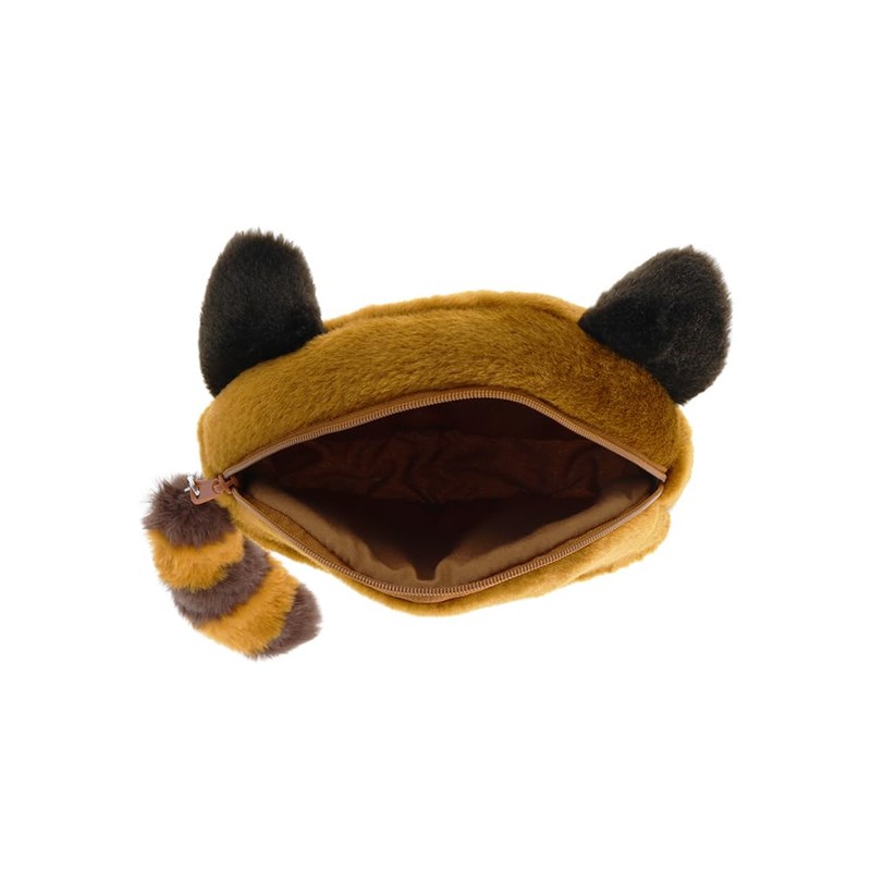 Sunstar Stationery mofusand Pencil Case with Charm Red Panda Nyan